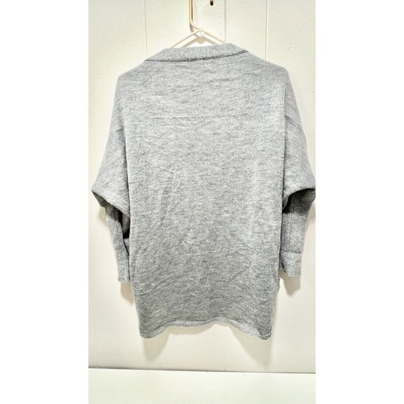 Seventeen Open Front Cardigan Gray Sweater Size L - Picture 4 of 7